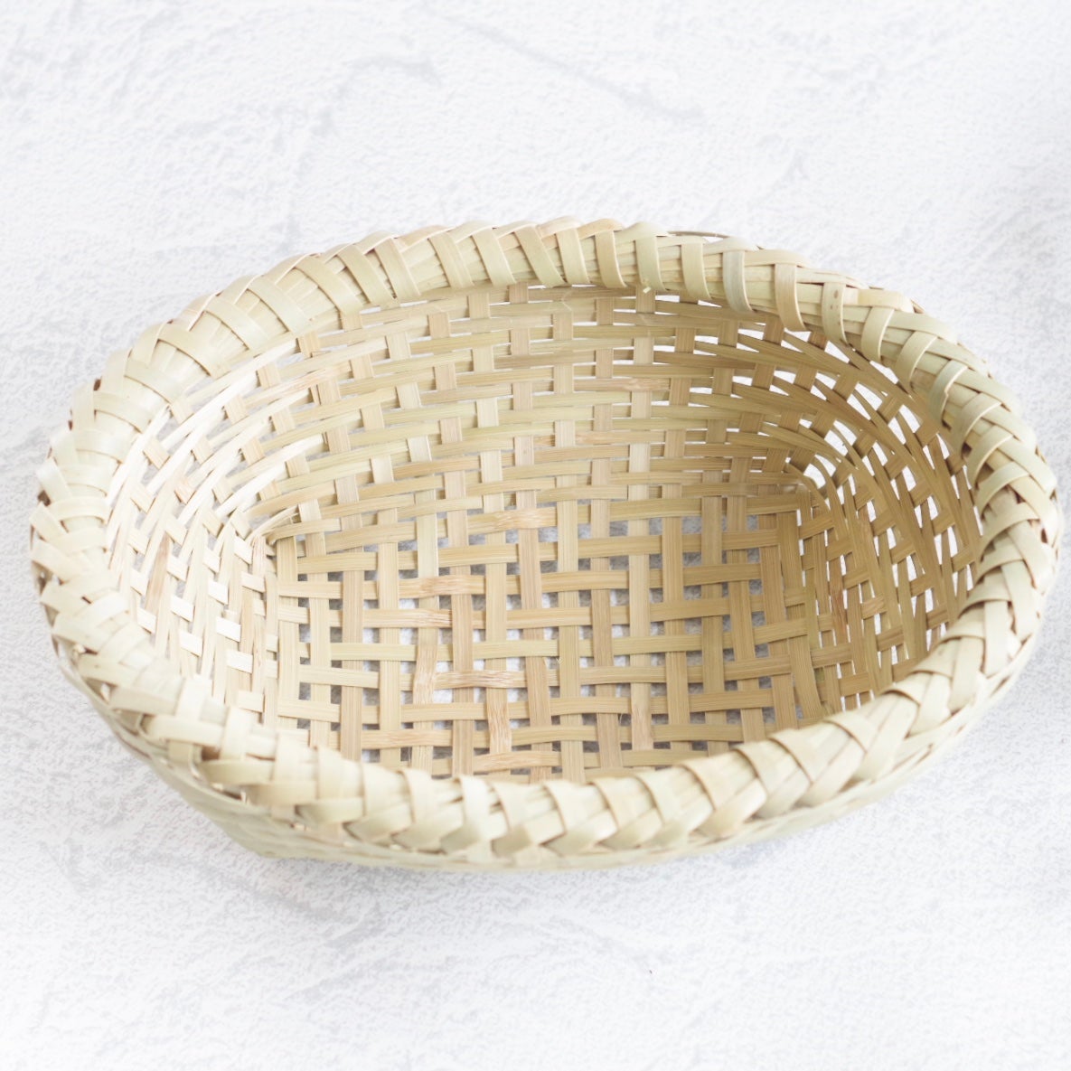 五香粉竹細工研究所】バーキ・楕円ナナメ | やちむんと暮らしの道具mano